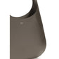 Khaite Gray Calf Leather Bos Taurus Handbag