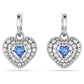 Swarovski Gray Stainless Steel Earrings