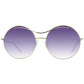 Ana Hickmann Gold Metal Sunglasses