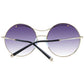 Ana Hickmann Gold Metal Sunglasses