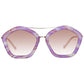 Ana Hickmann Purple Metal Sunglasses