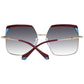 Ana Hickmann Gold Metal Sunglasses