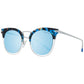 Ana Hickmann Gray Metal Sunglasses