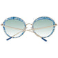 Ana Hickmann Blue Metal Sunglasses