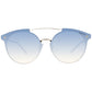Ana Hickmann Gold Metal Sunglasses