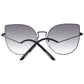 Ana Hickmann Black Metal Sunglasses