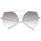 Ana Hickmann Gray Metal Sunglasses