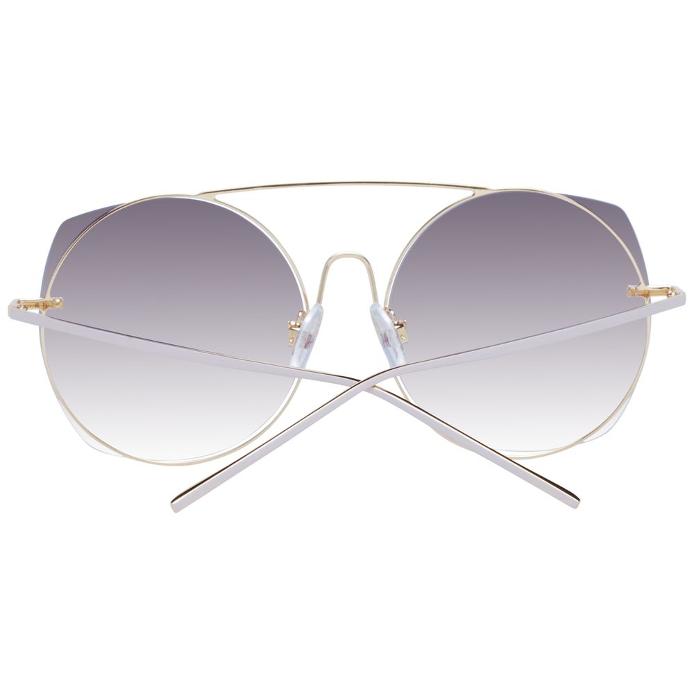 Ana Hickmann Gold Metal Sunglasses