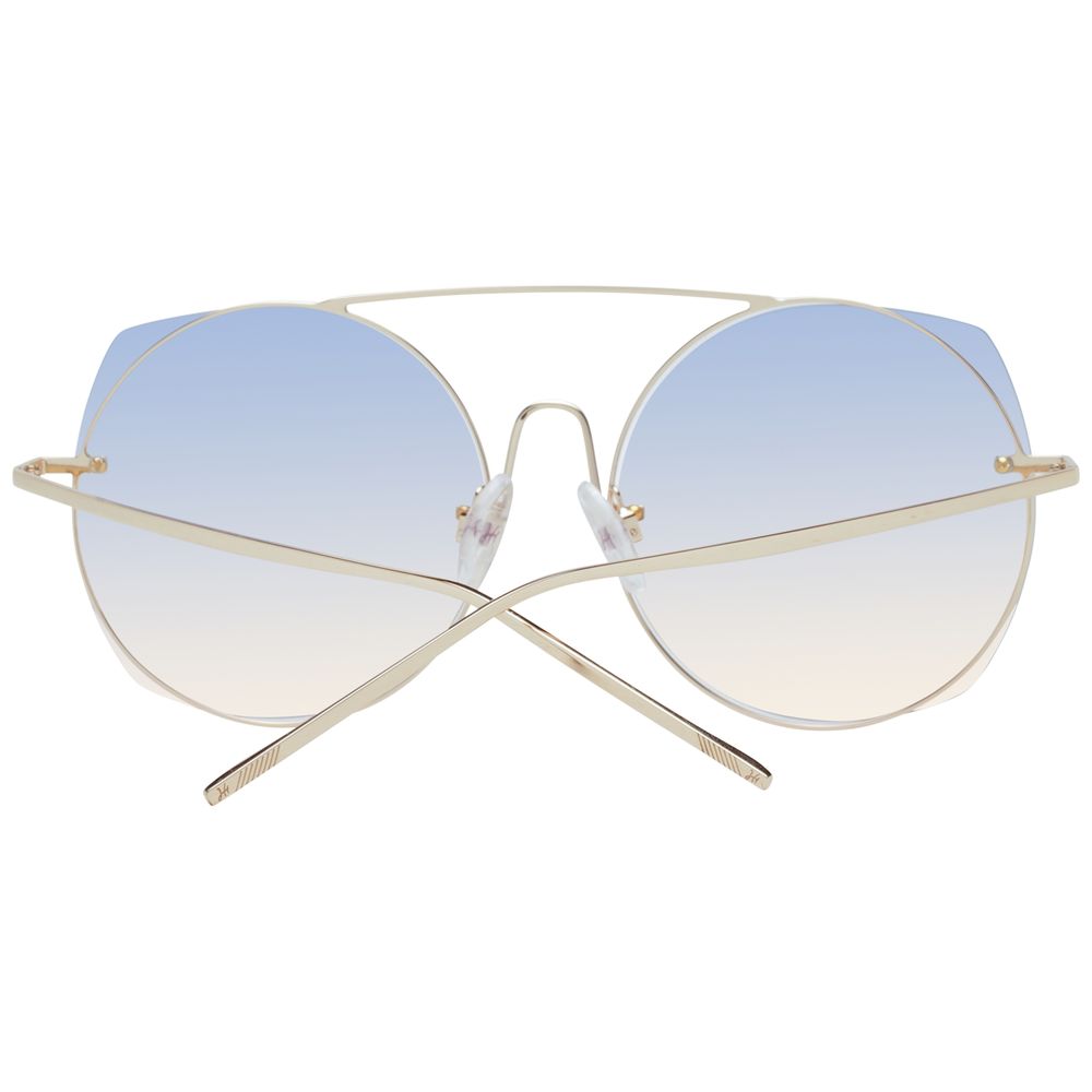 Ana Hickmann Gold Metal Sunglasses