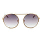 Ana Hickmann Gold Metal Sunglasses