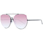 Ana Hickmann Black Metal Sunglasses