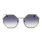 Ana Hickmann Gray Metal Sunglasses