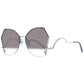 Ana Hickmann Gray Metal Sunglasses
