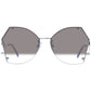 Ana Hickmann Gray Metal Sunglasses