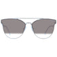 Ana Hickmann Gray Metal Sunglasses