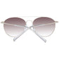 Ana Hickmann Gold Metal Sunglasses