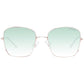 Ana Hickmann Gold Metal Sunglasses