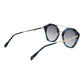 Ana Hickmann Blue Metal Sunglasses