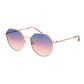 Ana Hickmann Gold Metal Sunglasses