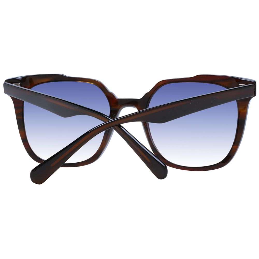 Ana Hickmann Brown Acetate Sunglasses