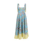 Alemais Multicolor Linen Casual Dress