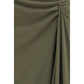 Alexander McQueen Bicolor Silk Long Skirt