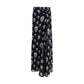 Alexander McQueen Black Silk Long Skirt