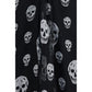 Alexander McQueen Black Silk Long Skirt