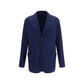 Brunello Cucinelli Blue Cashmere Full-Length Jacket