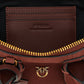 PINKO Bordeaux Cowhide Shoulder Bag
