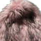 Dolce & Gabbana Pink Acrylic Faux Fur Knit Shrug Vest Top