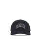 Ganni Black Cotton Cap (Baseball Hat)