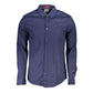 Tommy Hilfiger Blue Cotton Mens Shirt