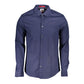 Tommy Hilfiger Blue Cotton Mens Shirt