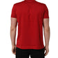 Dolce & Gabbana Red Goodluck 2023 Cotton Crew Neck T-shirt