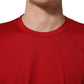 Dolce & Gabbana Red Goodluck 2023 Cotton Crew Neck T-shirt