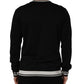 Dolce & Gabbana Black Super King Crew Neck Sweatshirt Sweater