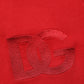 Dolce & Gabbana Red Embroidered Logo Hooded Full Zip Sweater