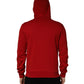 Dolce & Gabbana Red Embroidered Logo Hooded Full Zip Sweater