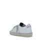 Golden Goose White Calf Leather Bos Taurus Low Top Sneakers