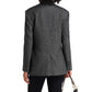 Brunello Cucinelli Black Elastane Blazer