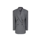 Brunello Cucinelli Gray Virgin Wool Blazer