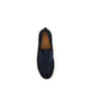 Santoni Blue Calf Leather Bos Taurus Sneakers