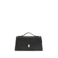 Alexander McQueen Black Calf Leather Bos Taurus Shoulder Bag