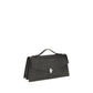 Alexander McQueen Black Calf Leather Bos Taurus Shoulder Bag