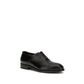 Santoni Black Calf Leather Bos Taurus Oxfords And Derbies