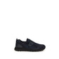Prada Blue Calf Leather Bos Taurus Athletic Sneakers