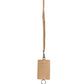 Dolce & Gabbana Beige Leather Logo Embossed Lanyard Card Holder Wallet
