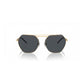 Emporio Armani Gold Metal Sunglasses