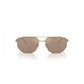 Emporio Armani Gold Metal Sunglasses